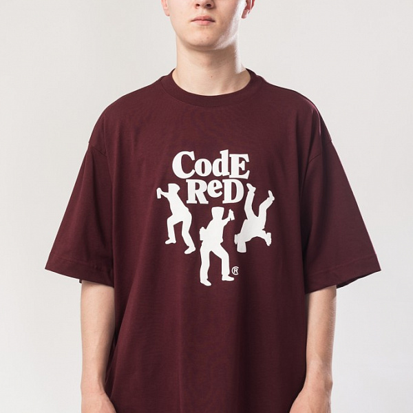 Футболка CODERED Over T Reddy Boy Вишневый Темный
