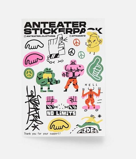 Наклейки ANTEATER nttr-Sticker-Pack
