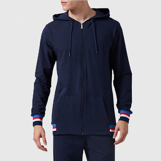 Толстовка ASICS Logo Sweat FZ Hoodie MIDNIGHT