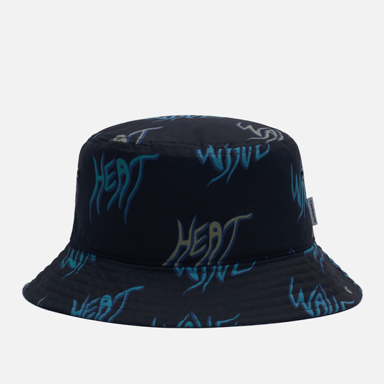 Панама CARHARTT WIP Heat Wave Bucket Hat HEAT WAVE PRINT, BLACK