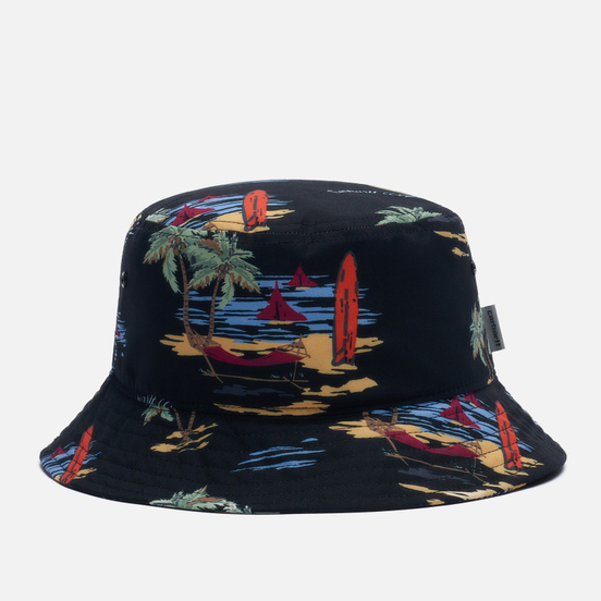 Панама CARHARTT WIP Beach Bucket Hat BEACH PRINT, BLACK