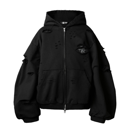 Худи Viceseason Undercover на молнии Trust-me черный