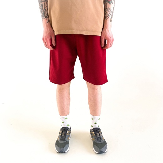 Шорты КРЕПОСТЬ oversize "Basic" бордо