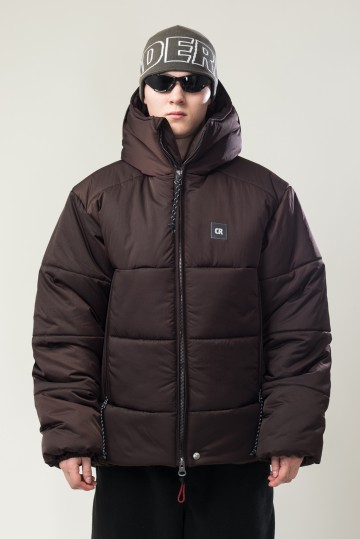 Куртка CODERED Puffed Condensed Коричневый тёмный