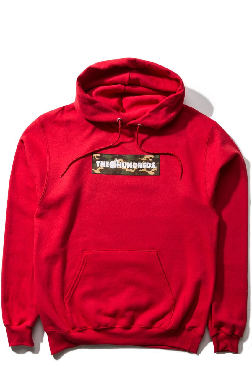 Худи The Hundreds Camo Bar Pullover RED