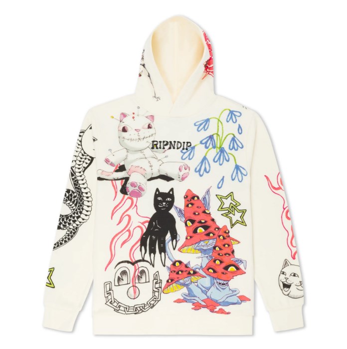 Tie Dye Hoodie Rip N Dip Multicolor Hoodie RIPNDIP Sweat à Capuche