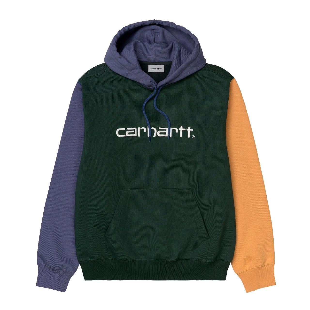 Толстовка CARHARTT WIP Hooded Carhartt Tricol Sweatshirt DARK TEAL