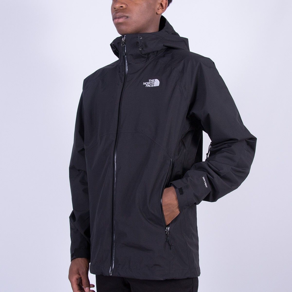 north face stratos jacket black