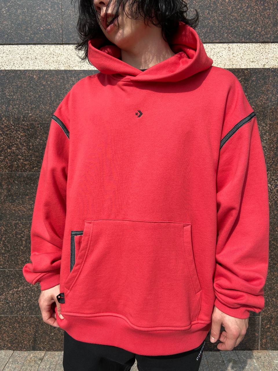 Converse CONVERSE COURT READY HOODIE SOFT RED