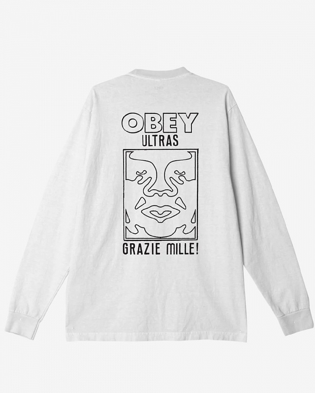 Лонгслив OBEY ULTRAS PIGMENT CHALK
