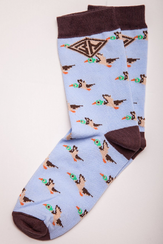 Носки ЗАПОРОЖЕЦ Дичь 86 Бит (Синий (Голубой)