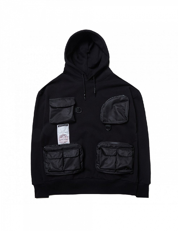 Толстовка ZIQ & YONI TECH 4 POCKETS AW18 черная