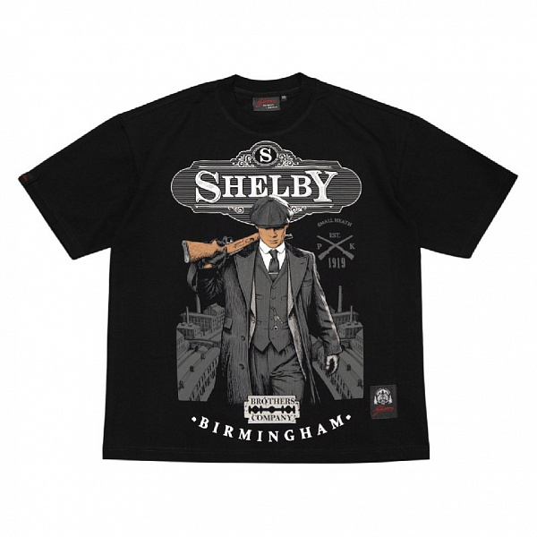 Футболка ЯРОСТЬ "Shelby" черный