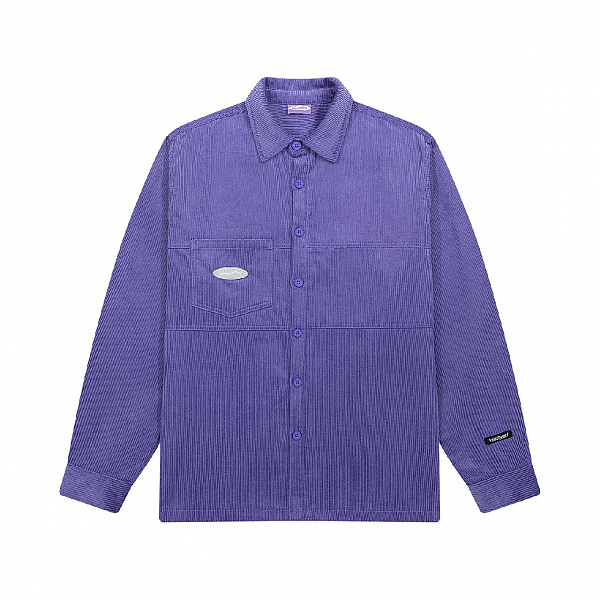 Рубашка YMKA SHIX "Velvet Button" фиолетовый