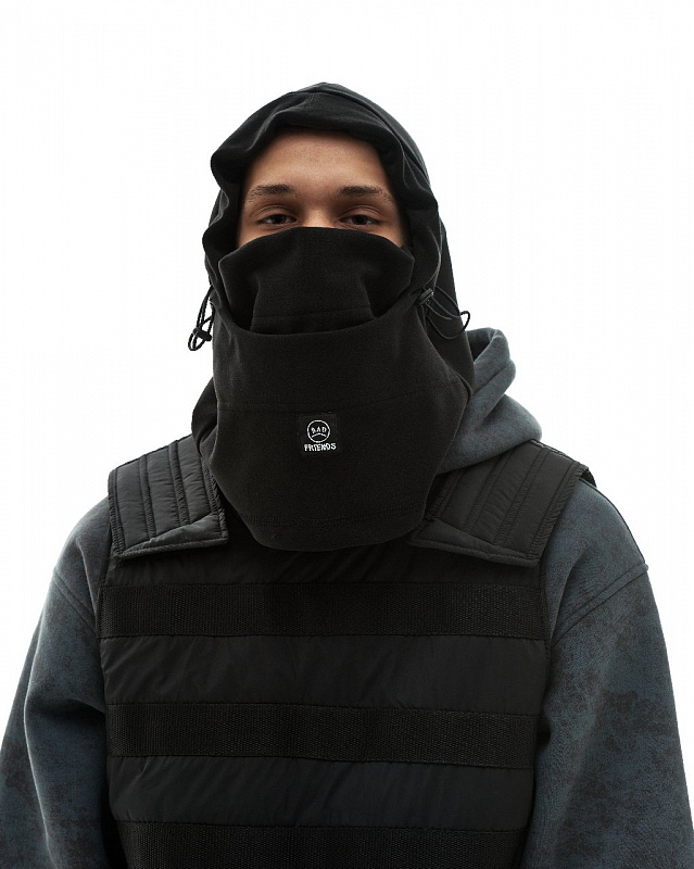 Капюшон THE BAD FRIENDS fleece черный