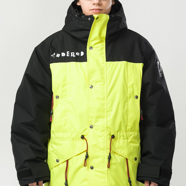 Парка CODERED утепленная Legacy Winter Черный/Желтый Яркий