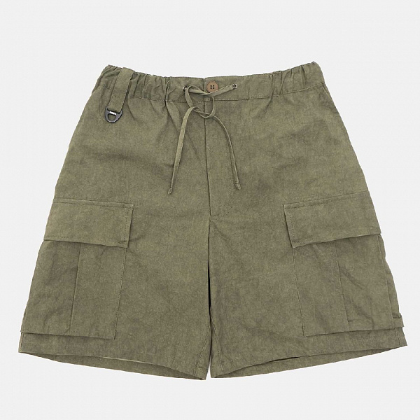Шорты МЕЧ CARGO SHORTS DYED Crocodile Green темно-зеленый