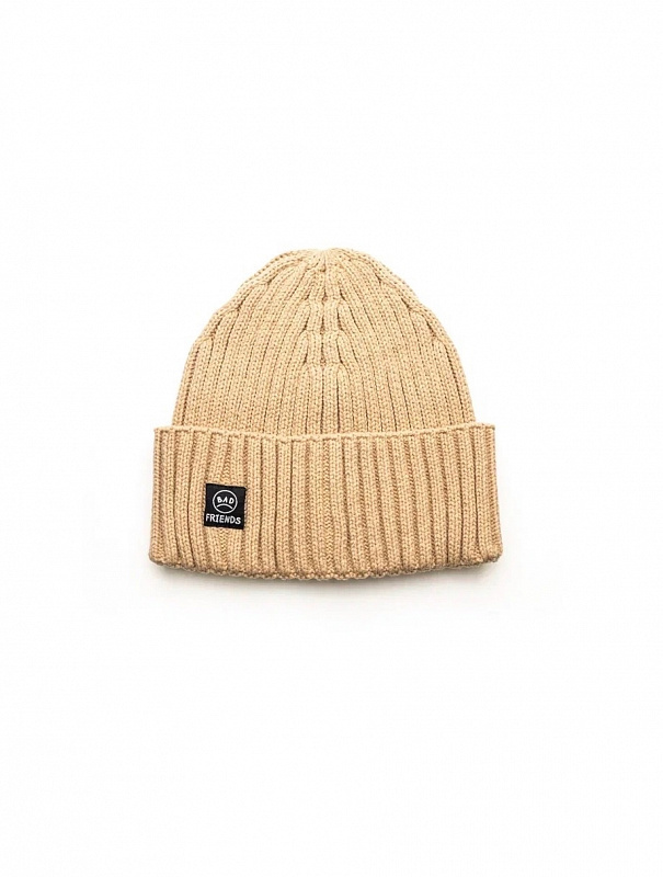 Шапка THE BAD FRIENDS Suzuka бежевый