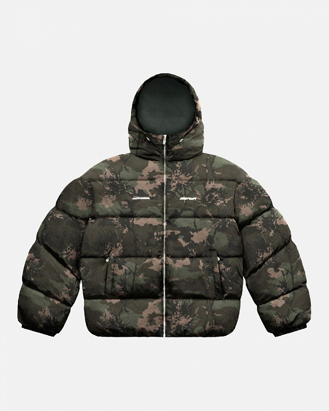 Пуховик ISSAYA Unity Puffer 2.0 crumpled Thistle Camo камуфляж