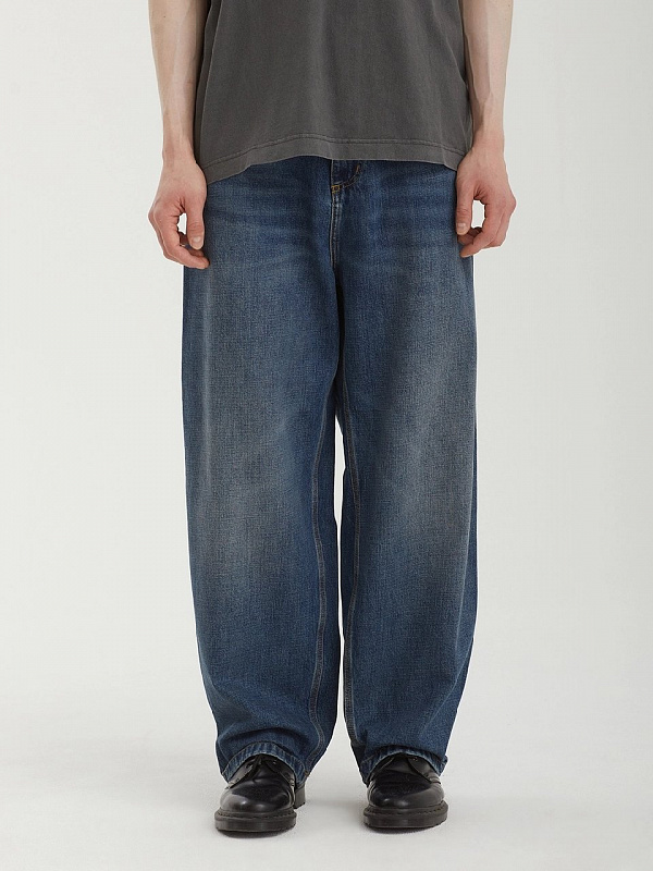 Джинсы CARHARTT WIP (Loose fit) OG Single Knee Pant BLUE (DARK USED WASH)