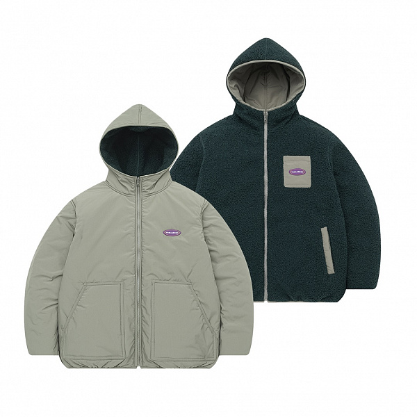 Куртка YMKA SHIX двухсторонняя зеленый