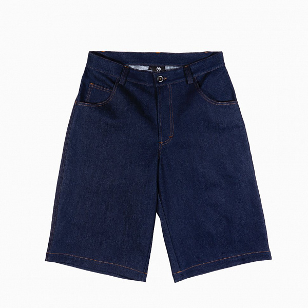 Шорты THE BAD FRIENDS WIDE Jeans темно-синий