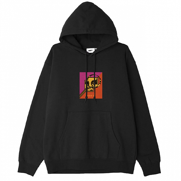 Толстовка с капюшоном OBEY MAGINIFY BLACK