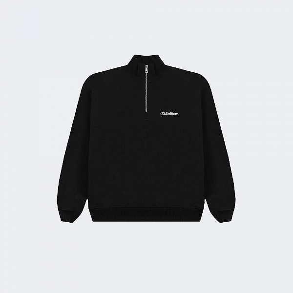 Свитшот UNIFORM Half-zip Heavy Classic черный