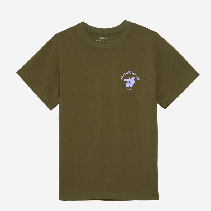 Футболка МЕЧ HERBS Army Green Тёмный Хаки