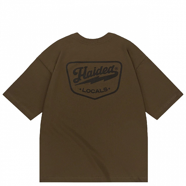 Футболка HAIDED LOCALS TONAL HW carob.brown