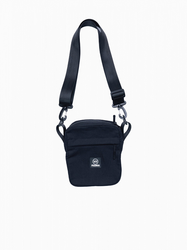 Сумка THE BAD FRIENDS Shoulder bag M black sling пичсофт чернильно-синий