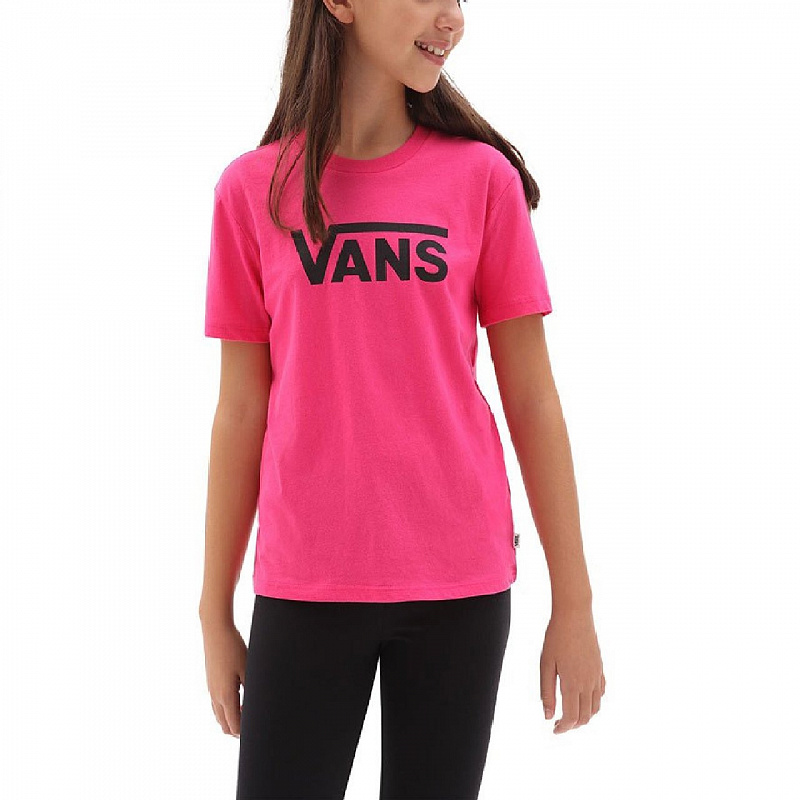 Футболка VANS GR FLYING V CREW GIR fuchsia purple