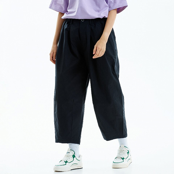 Брюки THE BAD FRIENDS Shibuya pants хлопок черный