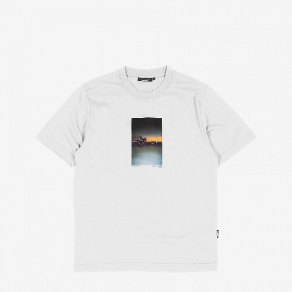 Футболка WASTED PARIS MONSIEUR BONHEUR X WASTED T-SHIRT WHITE