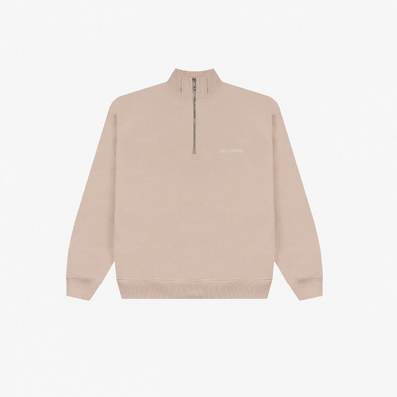 Свитшот UNIFORM Half-zip Heavy Classic бежевый