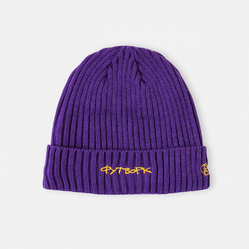 Шапка Footwork FLEECE SCRIPT PURPLE