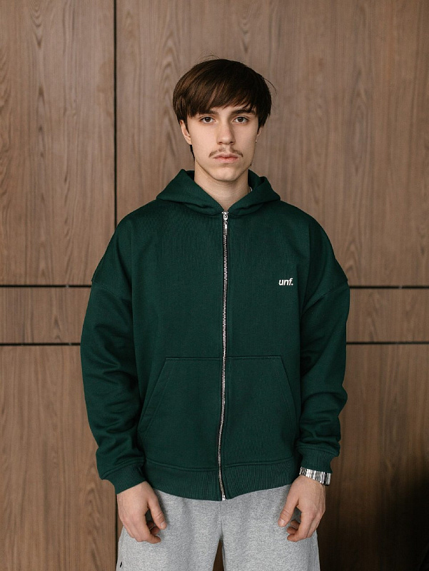 Худи UNIFORM Heavy Zip unf. зеленый
