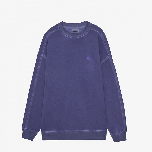 Свитшот МЕЧ SW GARMENT DYED Electric Indigo