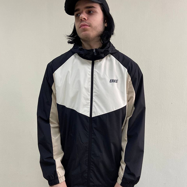 Куртка ERKE мужская Men's windbreaker black черный