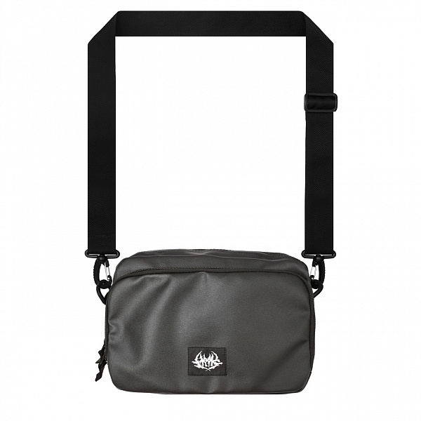 Сумка Шолдербег Гранд HOOK «Лого22» Эко черный