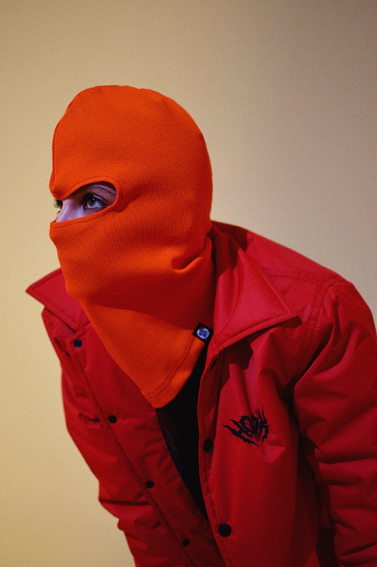 Шапка-маска HOOK "ИНК" красный