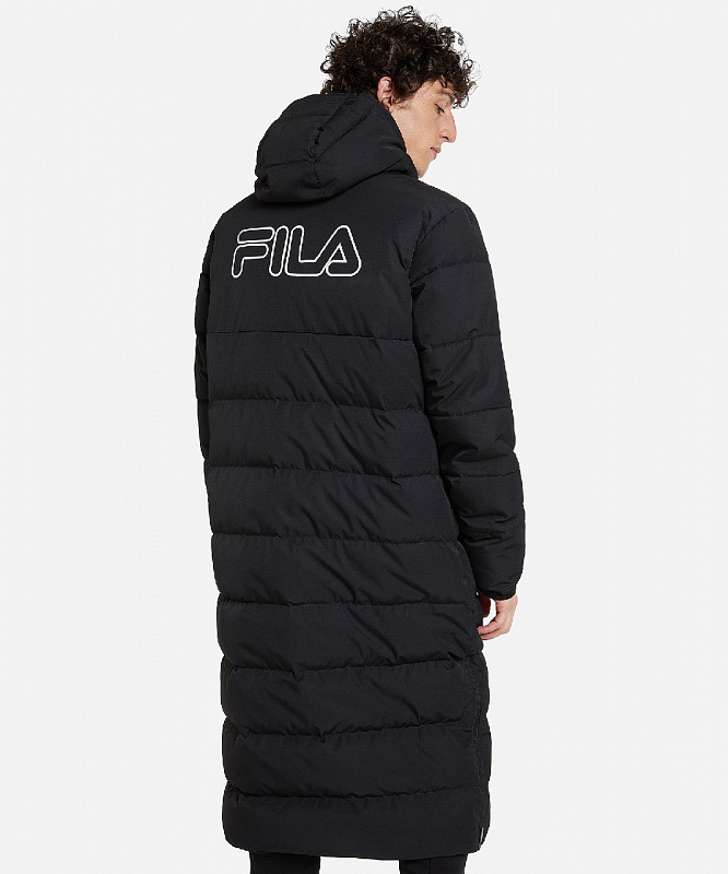 Пальто пуховое мужское Fila черный