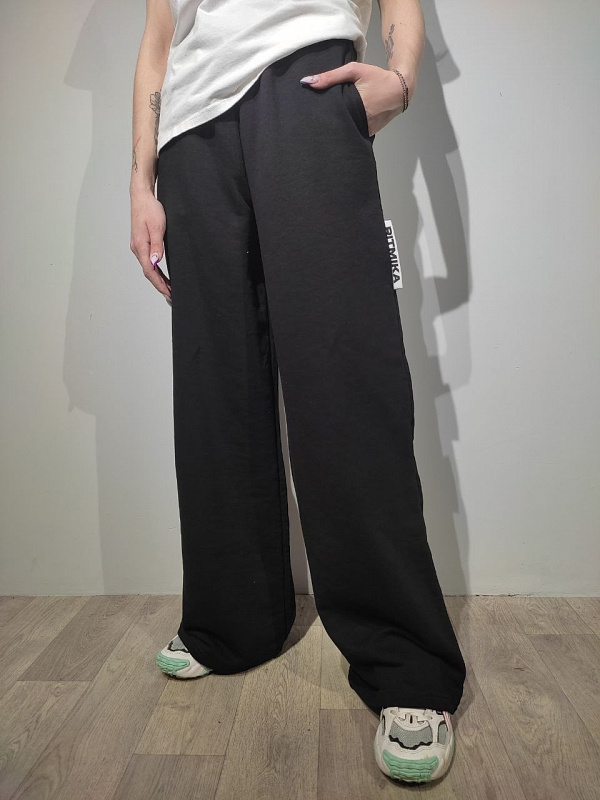 Брюки клёш женские RITMIKA "Wide Base Pants W" Черный