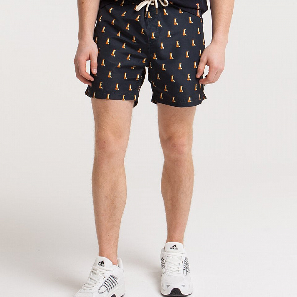 Шорты ЗАПОРОЖЕЦ плавательные LISA AOP BLACK