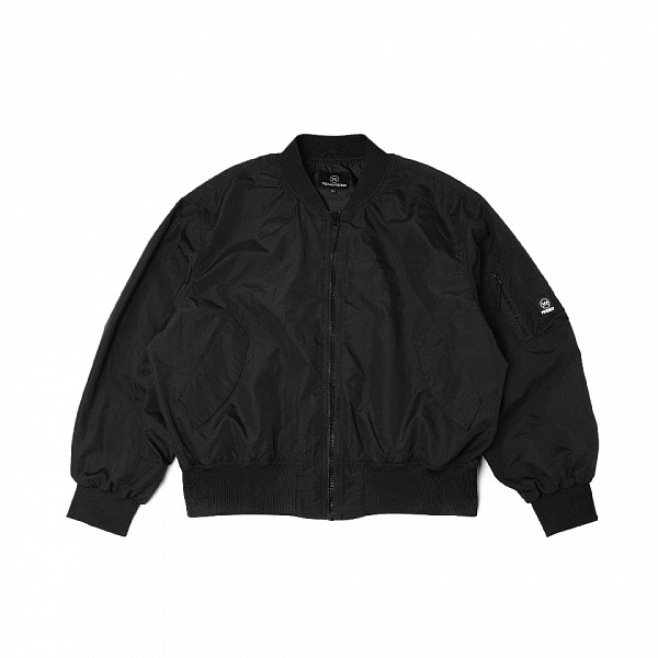 Бомбер THE BAD FRIENDS Basic Light Jacket черный