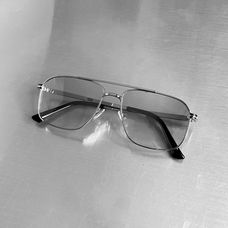 Очки солнцезащитные FLAT RIOT "Primer" Clear\Silver