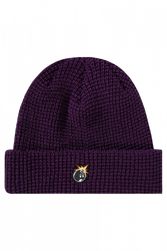 Шапка The Hundreds Adam Waffle Beanie PURPLE