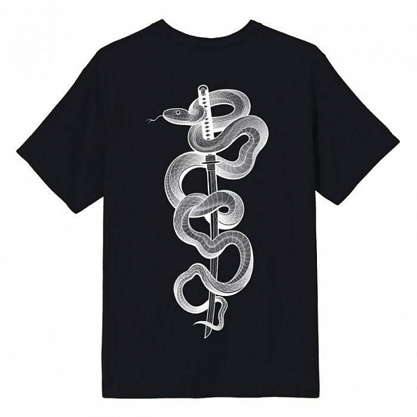 Футболка MEDOOZA boxy  "Katana" черный