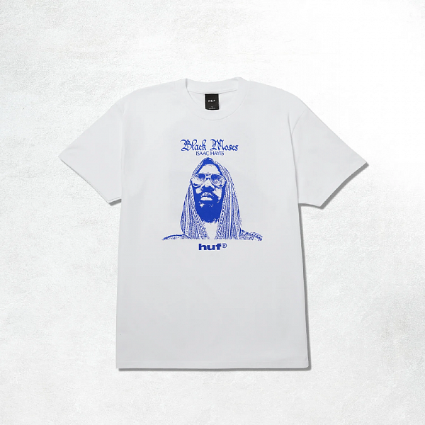 Футболка HUF BLACK MOSES S/S HEAVYWEIGHT TEE WHITE