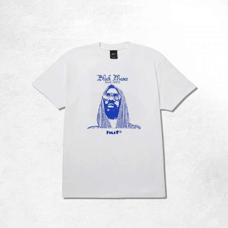 Футболка HUF BLACK MOSES S/S HEAVYWEIGHT TEE WHITE